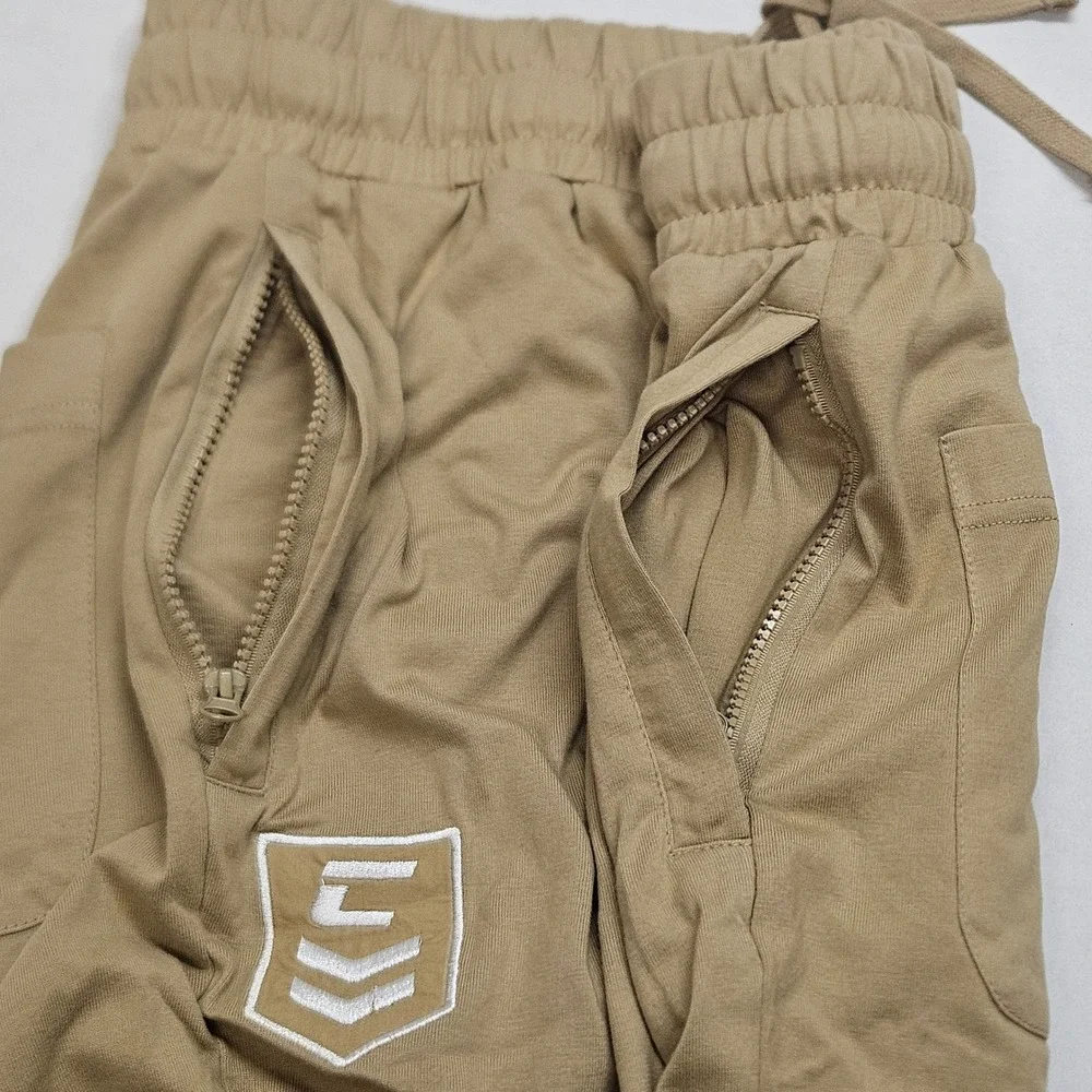 Cookies Smoke Ops Cotton‎ Jersey Knit Shorts Light Khaki Men's Size Small